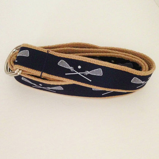 Navy Lacrosse Belt