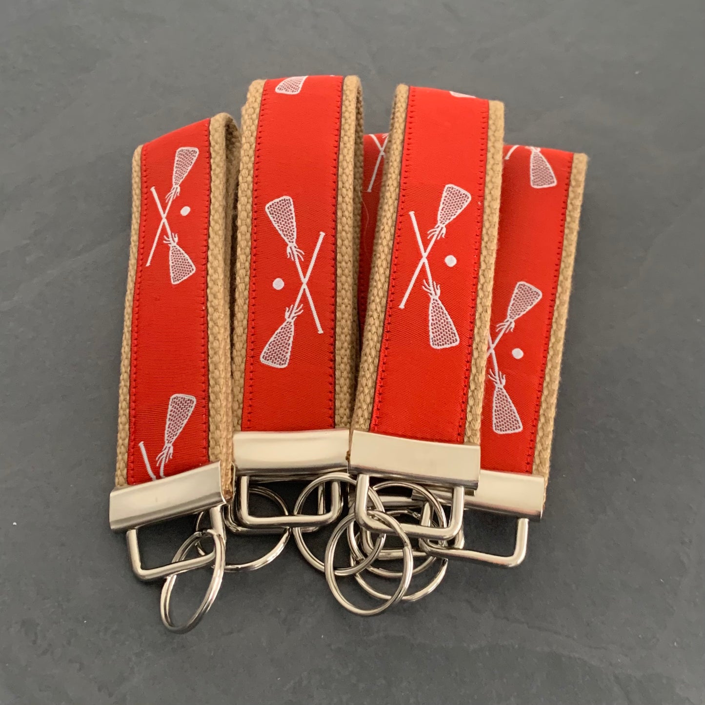 Khaki and Red Lax